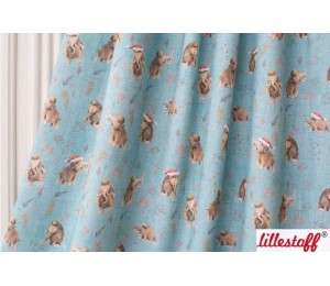 Bio Summersweat Lillestoff - Let it snow Panel